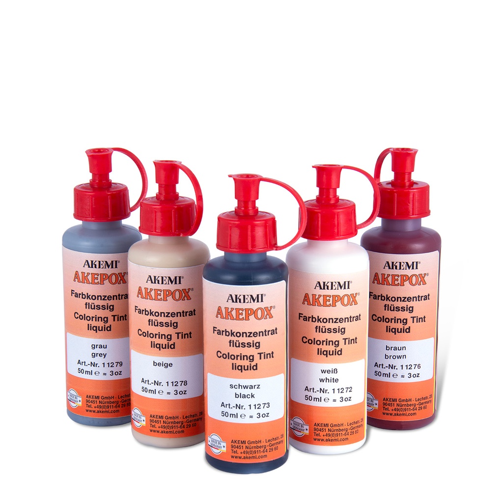 [11011273A] AKEMI - COLORANT LIQUIDE POUR AKEPOX - NOIR - FLACON 50 ML